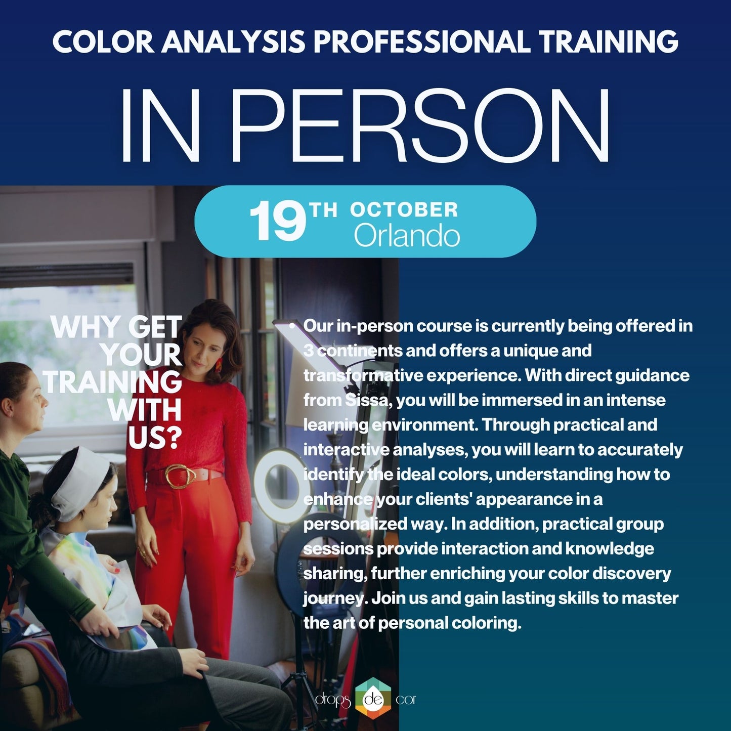 Color Analysis In Person Training Course -ORLANDO