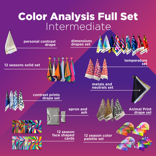 Conjunto completo de análisis de color: intermedio