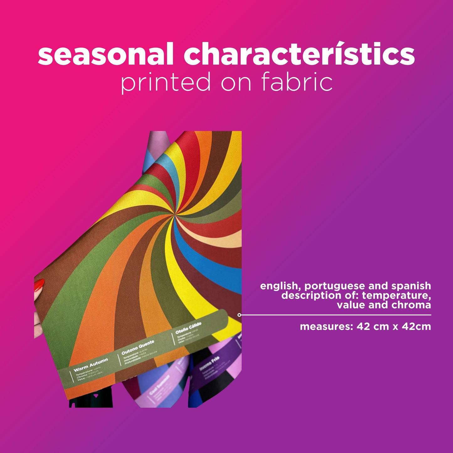 12 Season Printed Drapes - Swirl Print