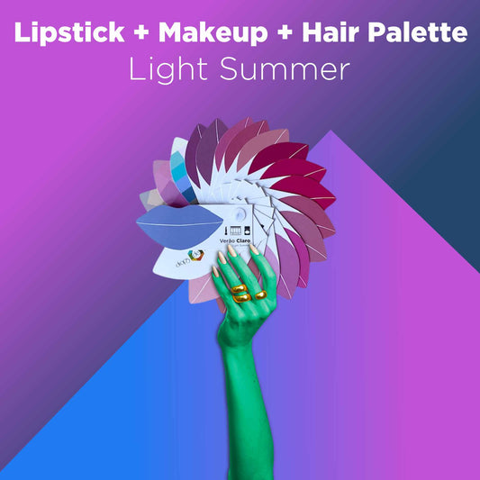 Light Summer - Lipstick + Hair + Makeup Color Palette